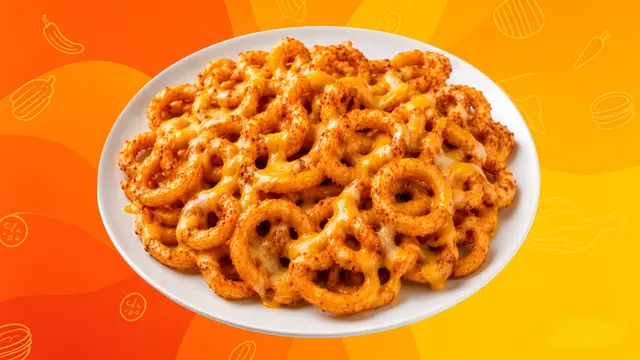 Cheesy Curly Fries