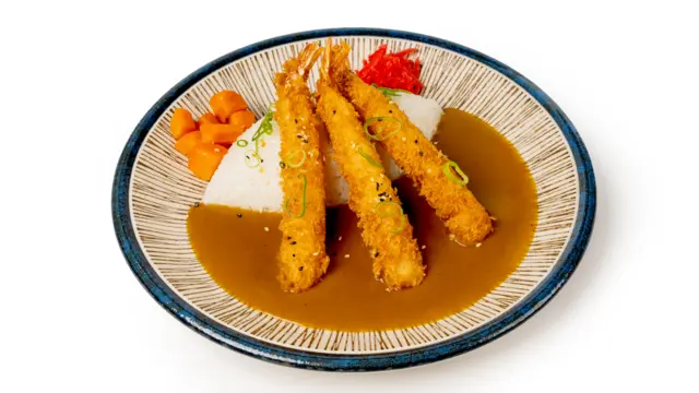 PRAWN KATSU CURRY WITH RICE