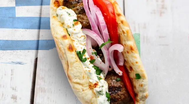 Lamb Skewer Gyros