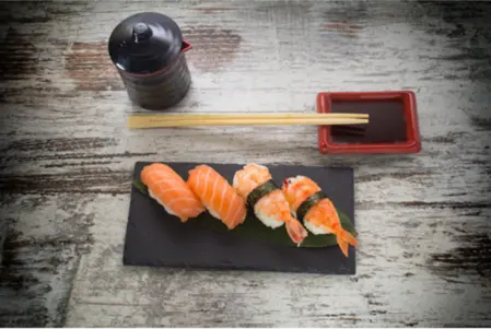 Cream Cheese Salmon Nigiri - Teriyaki Collection in West Hackney N16