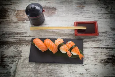 Cream Cheese Salmon Nigiri