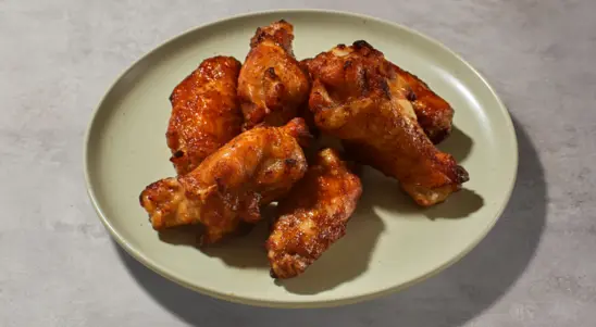 Plain Roasted Chicken Wings (Half Portion)