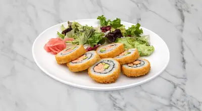 Salmon Fried Crunchy Roll (8pcs)