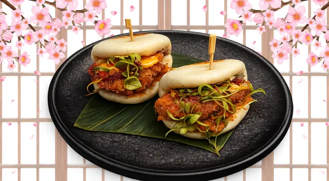Chicken Bao Buns (2pcs)