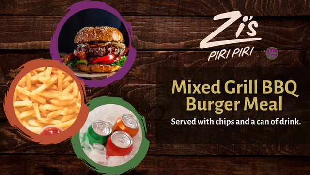 Mixed Grill BBQ Burger Meal