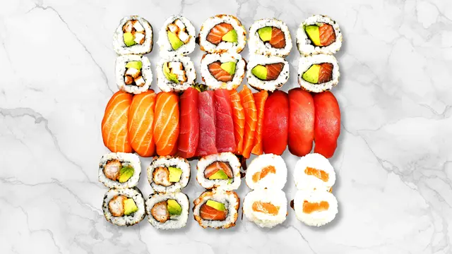 Sakura Platter 32pcs