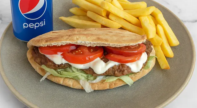 Lamb Kofta in Pitta Meal