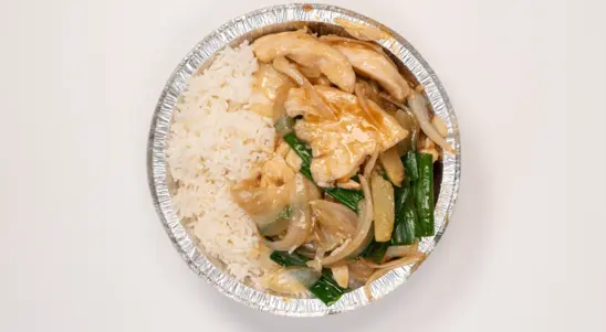Chicken Ginger Spring Onion with Steamed Rice - Beef Delivery in Appleford On Thames OX14
