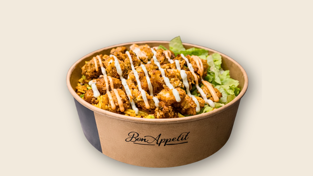 Crispy Chicken Rice Bowl