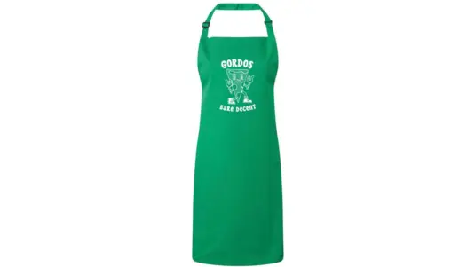 Canvas Apron Emerald - Best Pizza Collection in Brownswood Park N4