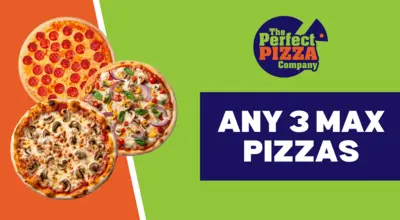 Any 3 Max Pizzas