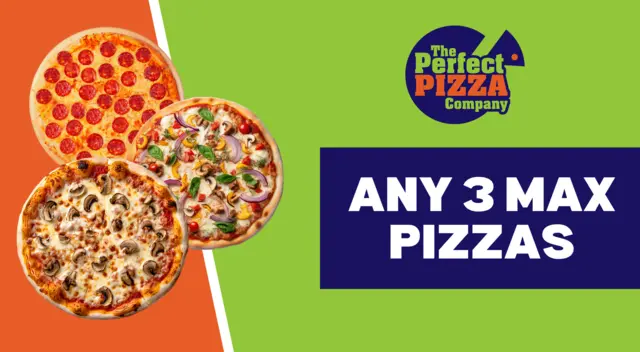 Any 3 Max Pizzas