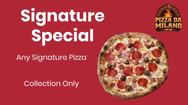 Signature Pizza Special