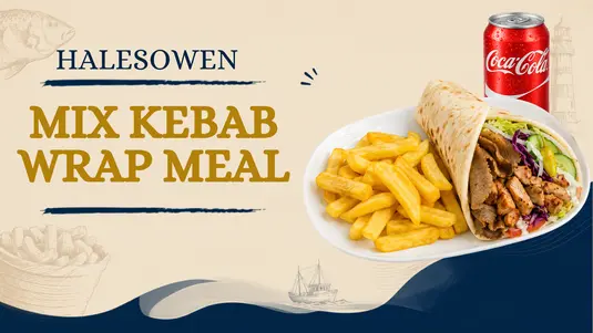 Mix Kebab Wrap Meal