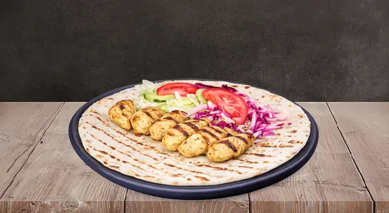Marinated chunks of chicken breast skewered and char-grilled. — delivery in Rusper RH12