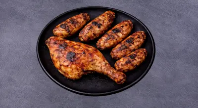 Quarter Piri Piri Chicken & 5 Wings