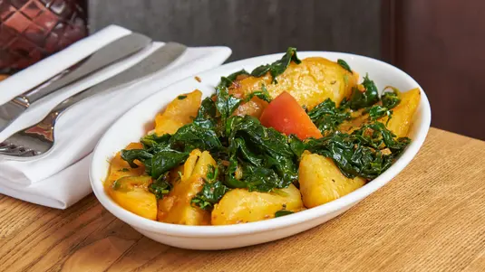 Vegan Aloo Palak 🌶 (VE) - Biriyani Delivery in Mile End E3