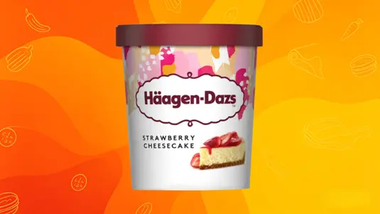 Haagen Dazs Strawberry Cheesecake