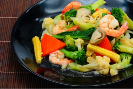 Stir Fried Mixed Vegetables - Thai Restaurant Delivery in Copse Hill SW20