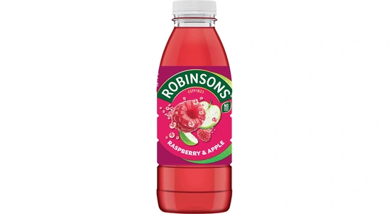 Robinsons ready to drink Raspberry & Apple bottle, 500ml