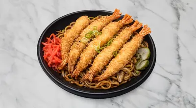 Prawn Katsu Curry Yakisoba