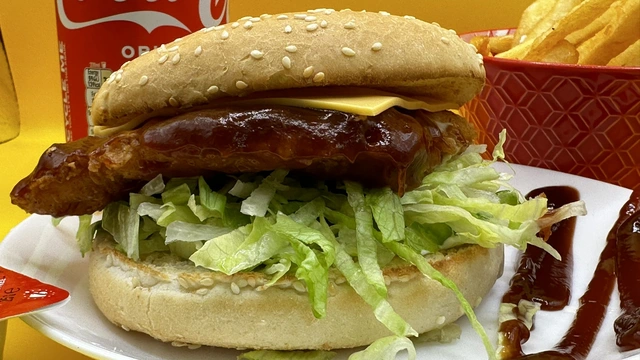 Chicken BBQ Dip Burger
