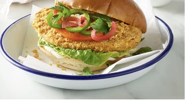 Vegan Chicken Burger 🌱