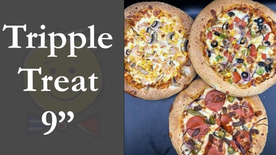 Triple Pizza Treat 9 Inch