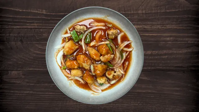 Vegan Beef with Sweet & Sour Sauce🍃