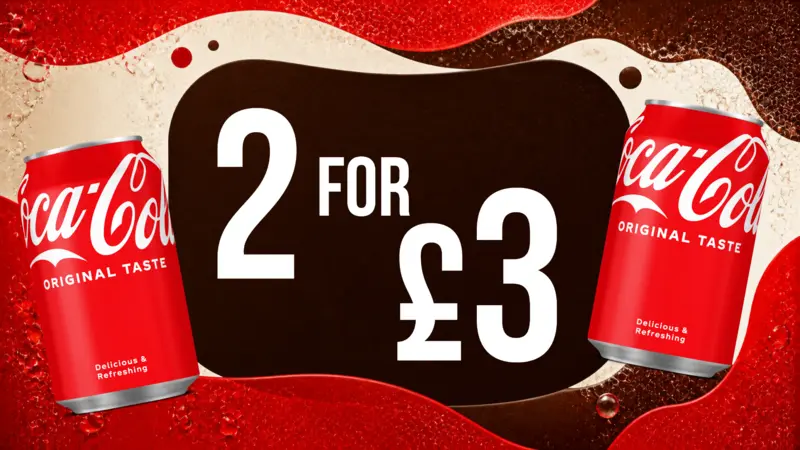 2 for £3 Coca Cola Classic