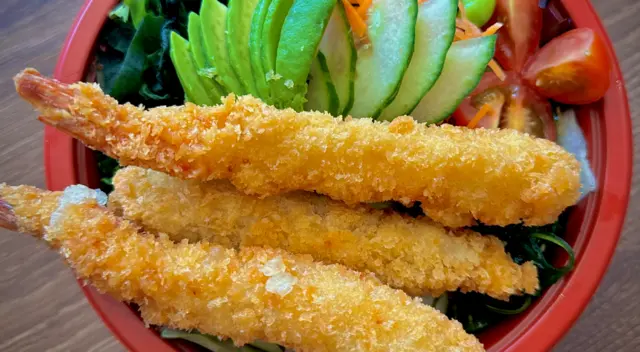 Ebi Fry Salad