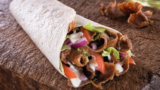 Kebab Wrap with Garlic Sauce - Pizza Collection in Camperdown NE12