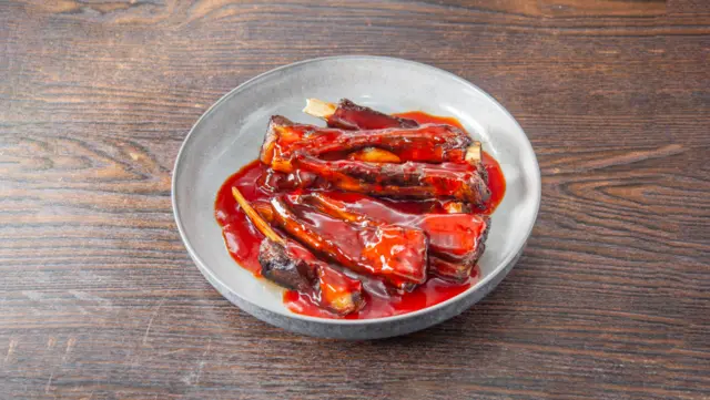 Lamb Ribs in Sweet and Sour Sauce