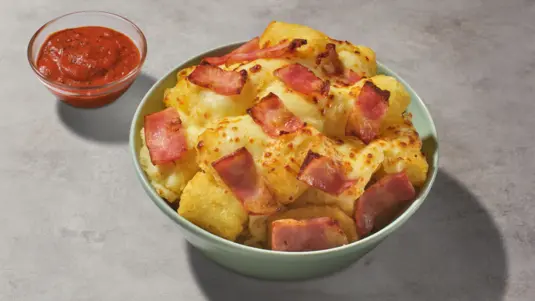 Cheesy Potato Tots with Bacon