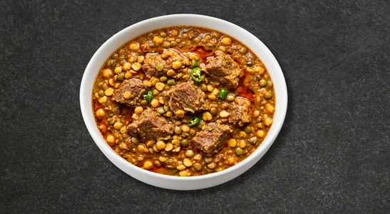 Chicken or lamb cooked with lentils. — delivery in Seafield PO12