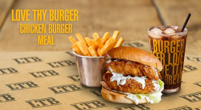 LTB Chicken Burger Meal Deal