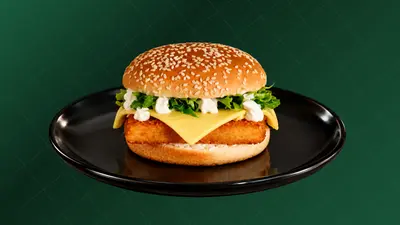 Fish Burger with Mayo