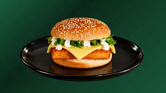 Fish Burger with Mayo