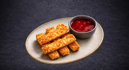 Grilled Halloumi Sticks With Chilli Jam - Snacks Delivery in Wallend E6