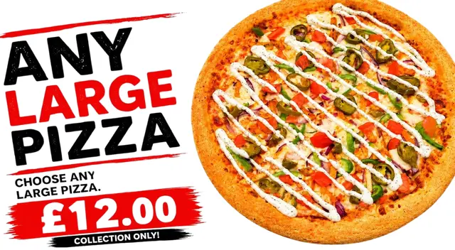 Any Large Pizza