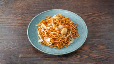 Mushroom Chow Mein 🍃