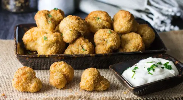 Breaded Garlic Mushrooms