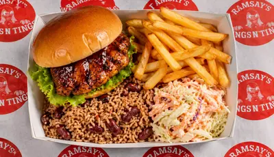 Jerk Burger Combo