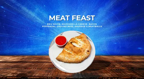 Meat Feast - Calzone Delivery in North Moulsecoomb BN1