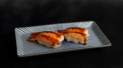 Shrimp Teriyaki Nigiri 4 pieces