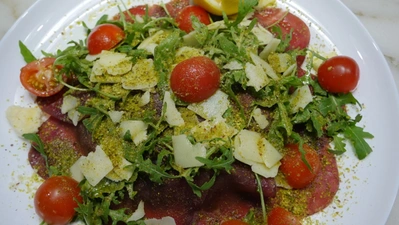 Bresaola  Rucola  Grana e pistacchio