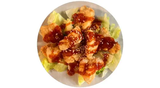 10. Sweet & Spicy Chicken Breast Dices - Udon Collection in Damask Green SG4