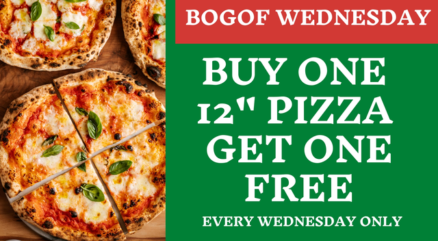 Buy One Get One Free - Wednesday