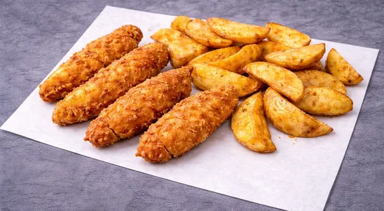4 Goujons & Wedges - Chicken Delivery in Raynes Park SW20