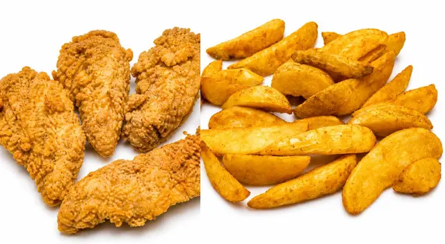 4 Goujons & Wedges